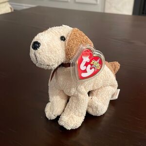 Rufus the Dog 2000 Ty Beanie Baby Mint Condition with Ear and Tush Tags
